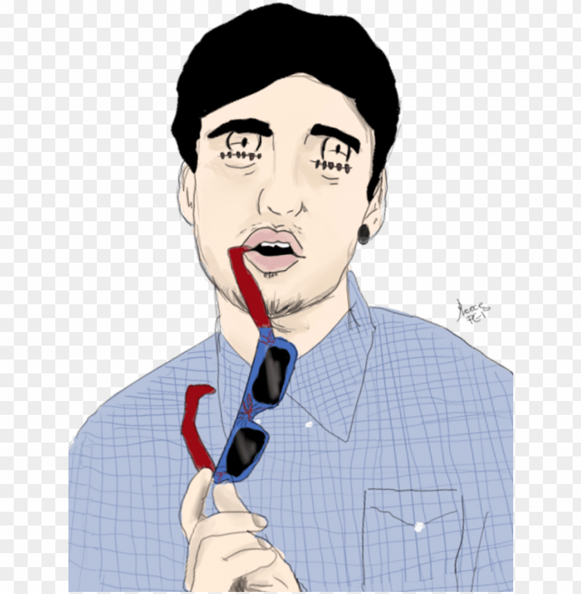 Banner Freeuse Library Fake Filthy Frank Without Sunglasses - Fake Frank Without Glasses PNG Transparent With Clear Background ID 268663