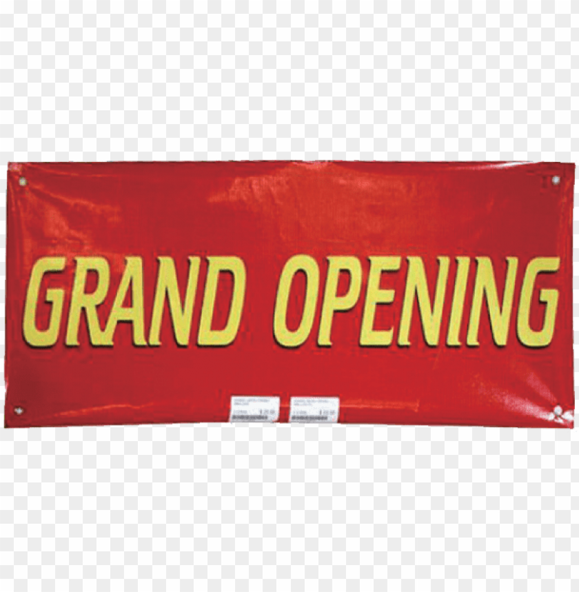 banner grand opening big red carmine PNG transparent with Clear Background ID 251371