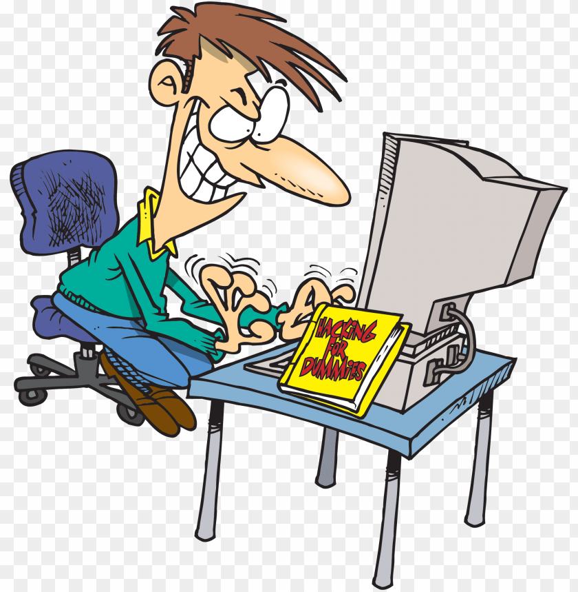 banner stock hacker transparent cartoon someone hacking a computer PNG transparent with Clear Background ID 237789