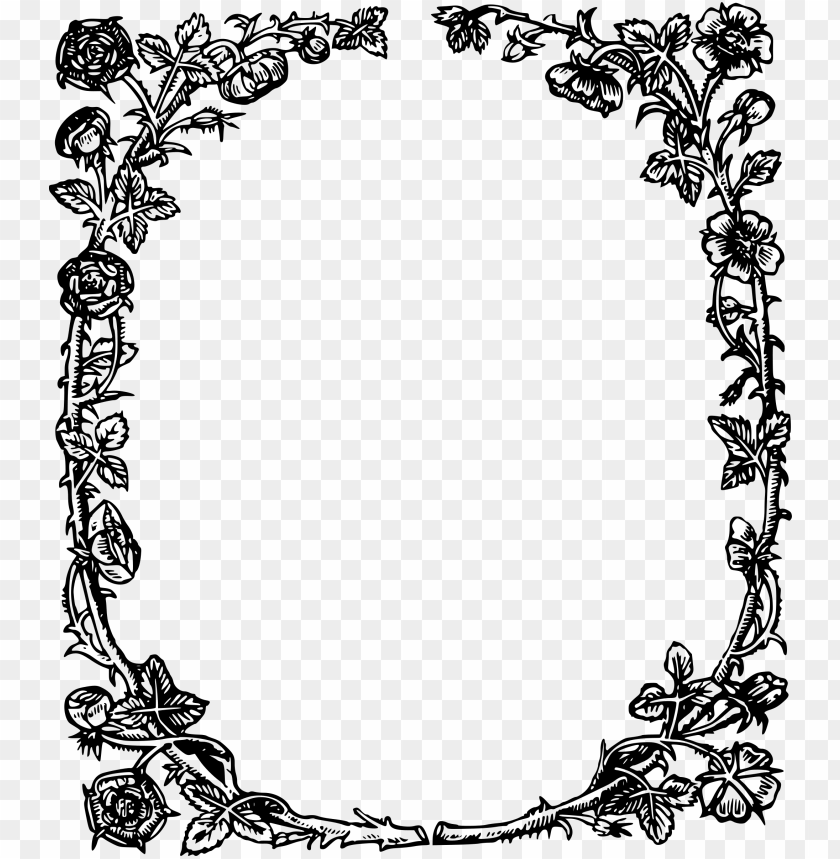 Download Black Border Frame Transparent HQ PNG Image