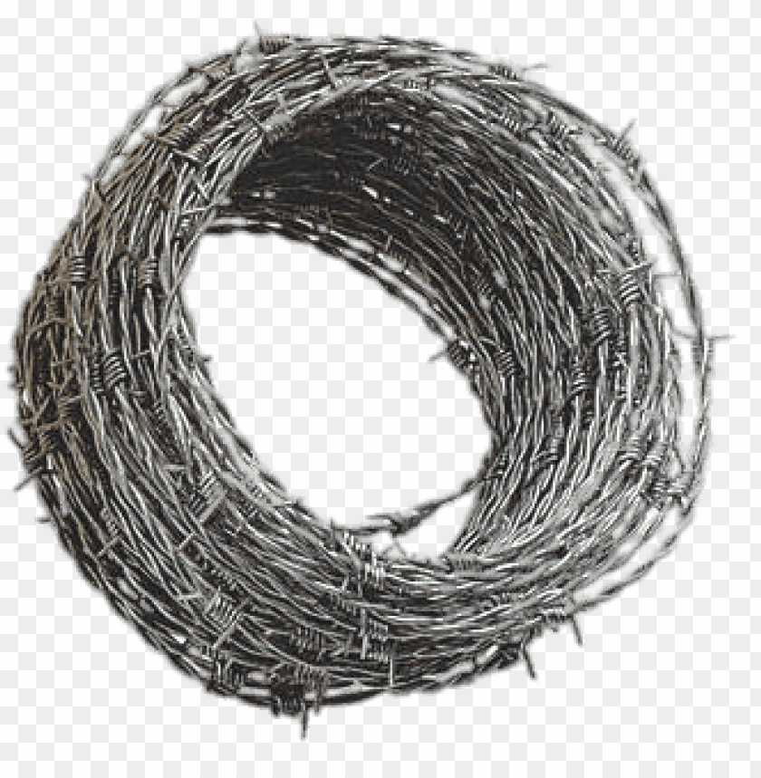 barbed wire roll PNG image with transparent background@toppng.com