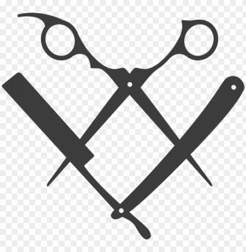 Barber Scissors Png Download - Scissors And Razor PNG Image With Transparent Background