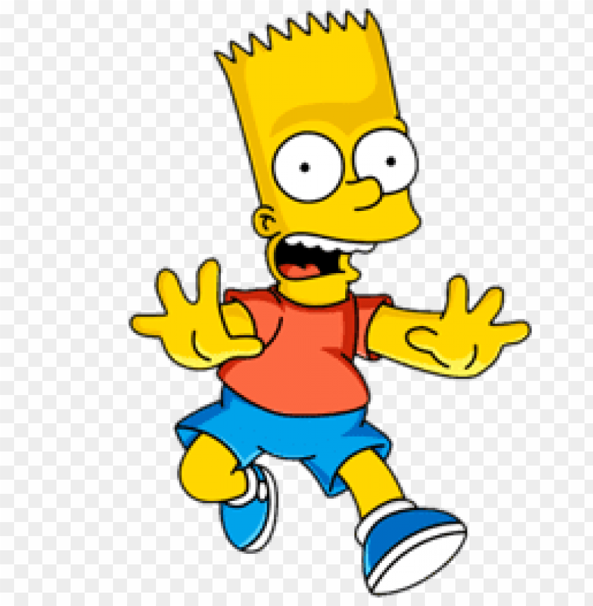 Download bart simpson scared clipart png photo  @toppng.com