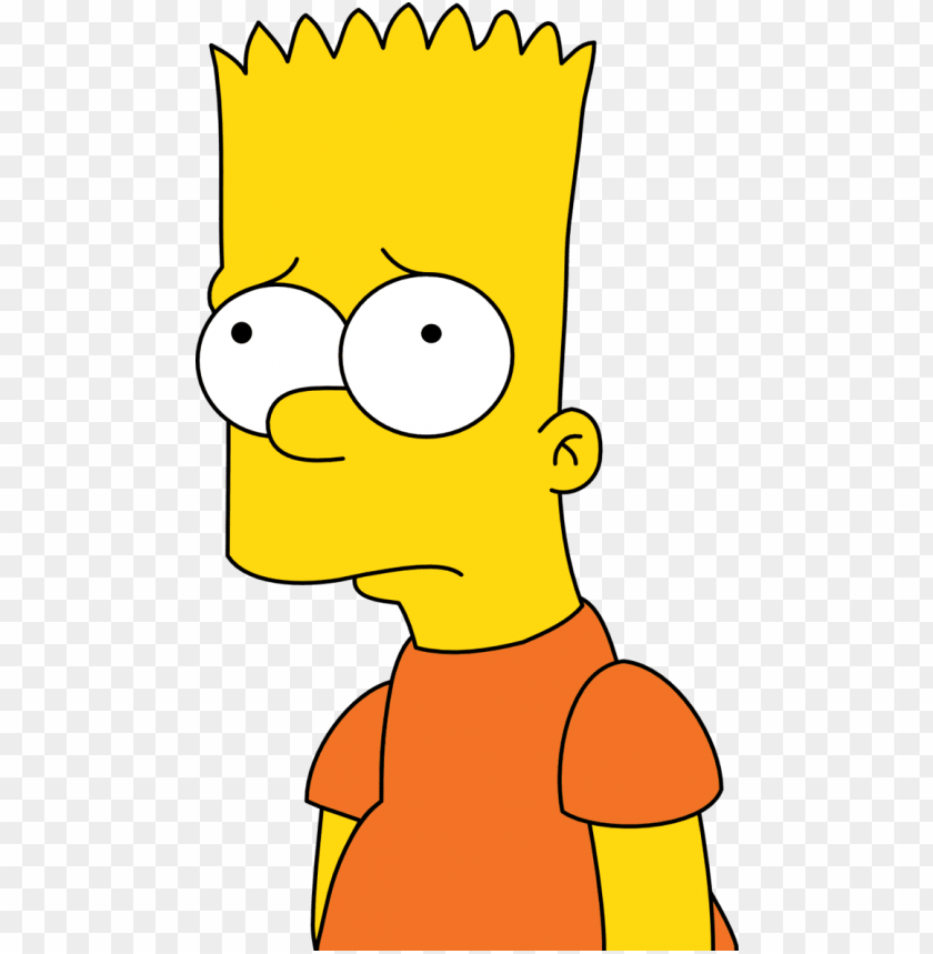 Download Sad Bart Simpsons Vector Art Wallpaper