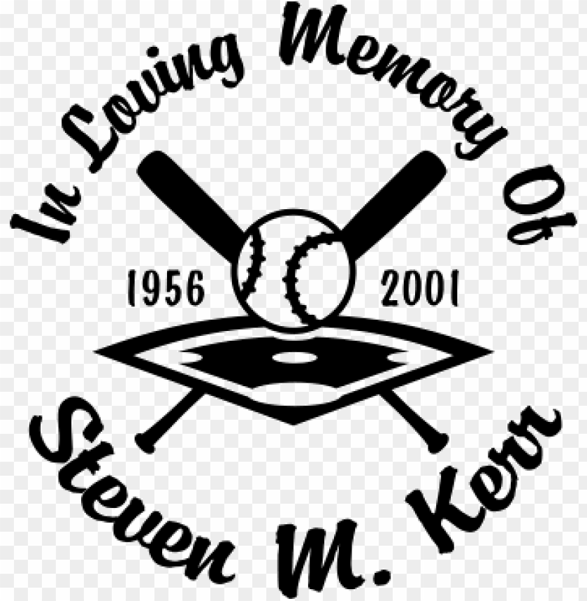 baseball diamond loving memory baseball decals PNG transparent with Clear Background ID 225761