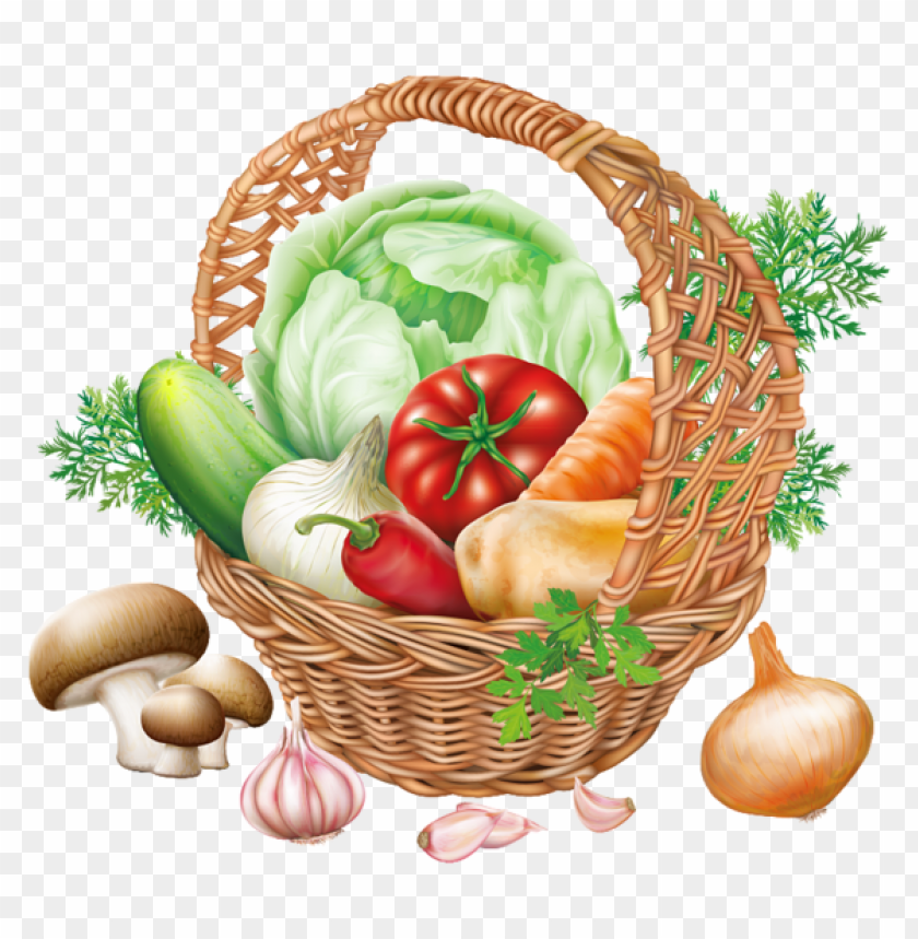 free PNG Download basket with vegetables png images background PNG images transparent