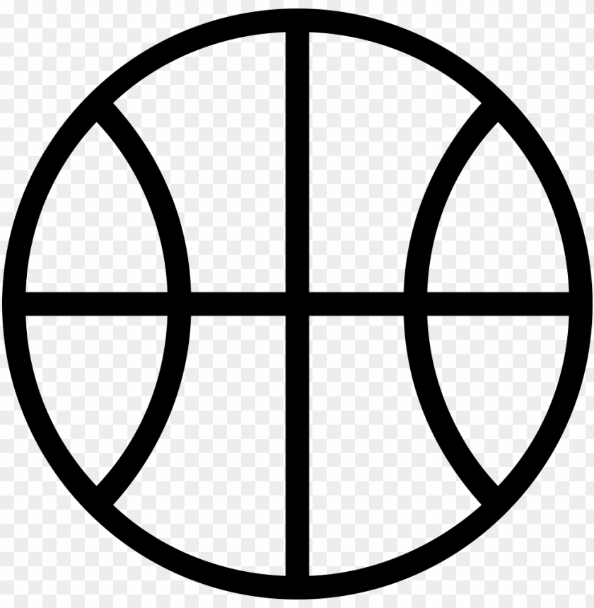 Download basketball ball outline basketball vector png - Free PNG