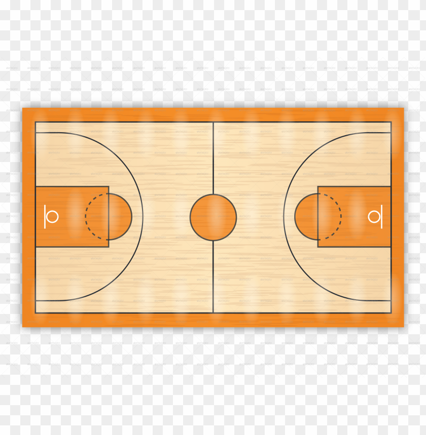 PNG image of basketball courts with a clear background - Image ID 39361