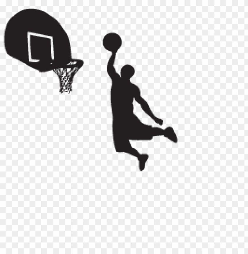 PNG image of basketball dunk with a clear background - Image ID 38868