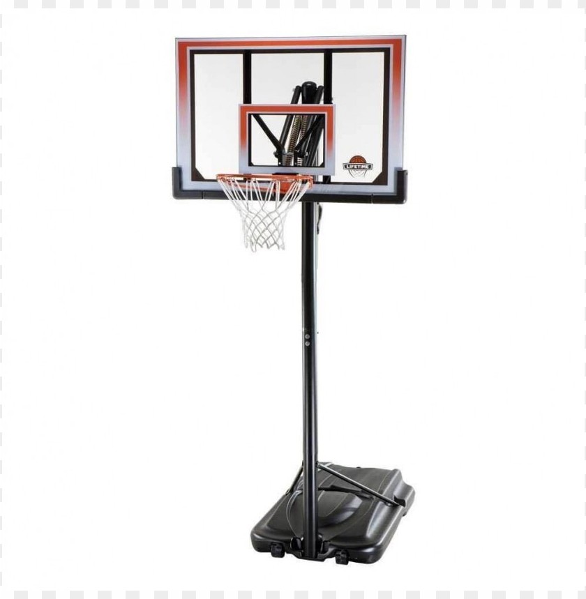 Basketball Hoop With Basketball PNG Image With Transparent Background