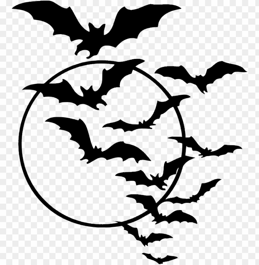 Bat Moon Png Free Download Transparent Halloween Clip Art Png Image With Transparent Background Toppng
