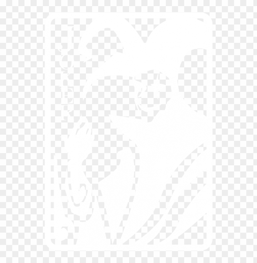 free PNG batman joker white card silhouette PNG image with transparent background PNG images transparent