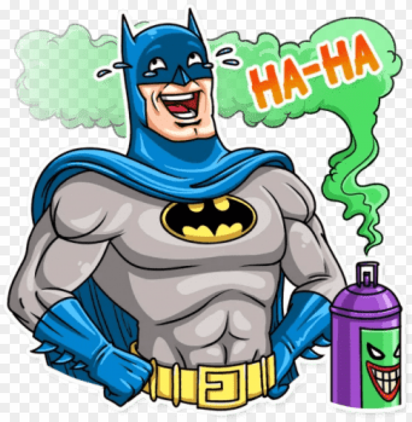 batman stickers telegram PNG transparent with Clear Background ID 86124