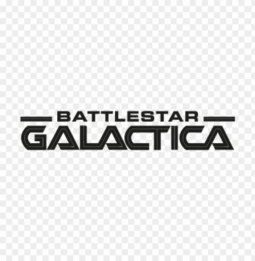  battlestar galactica black vector logo - 461014