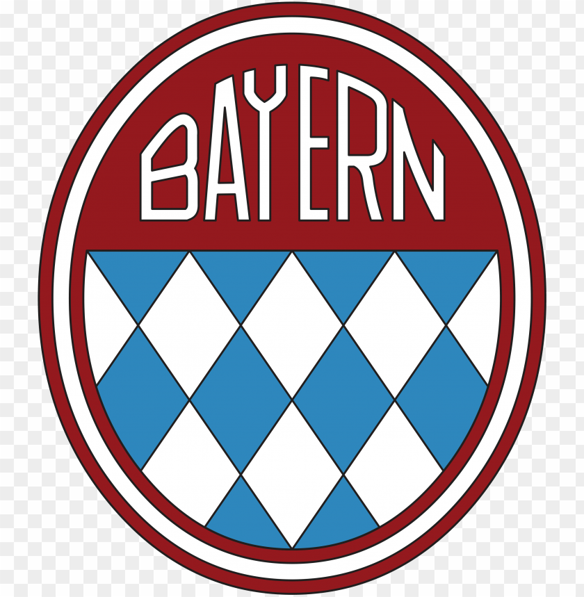 Bayern Logo Old Svg - Bayern Munich Retro Logo PNG Image With Transparent Background