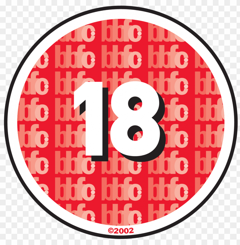 Bbfc 18 Restriction PNG Transparent With Clear Background ID 115941 