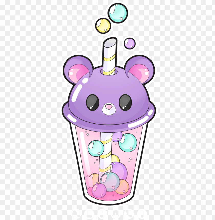 bear bubble commissions open - cute bubble tea clipart PNG image with transparent background@toppng.com