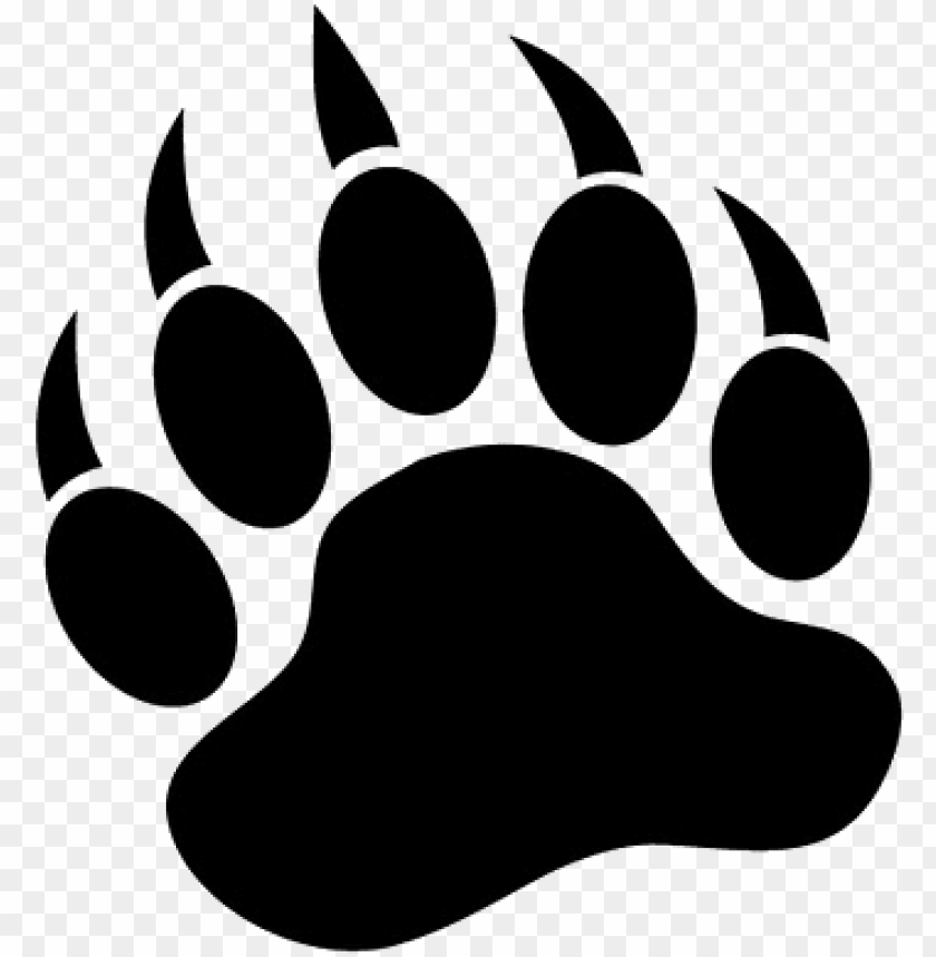 bear paw clipart