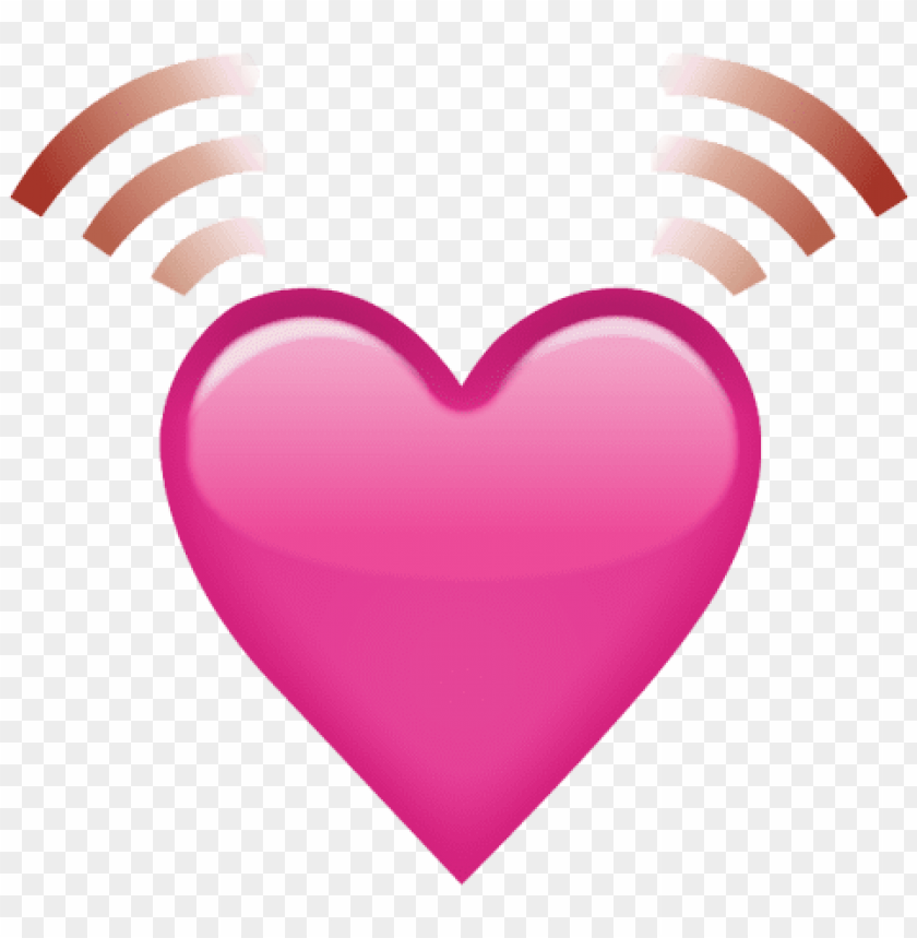 beating pink heart emoji png clipart png photo - 35395
