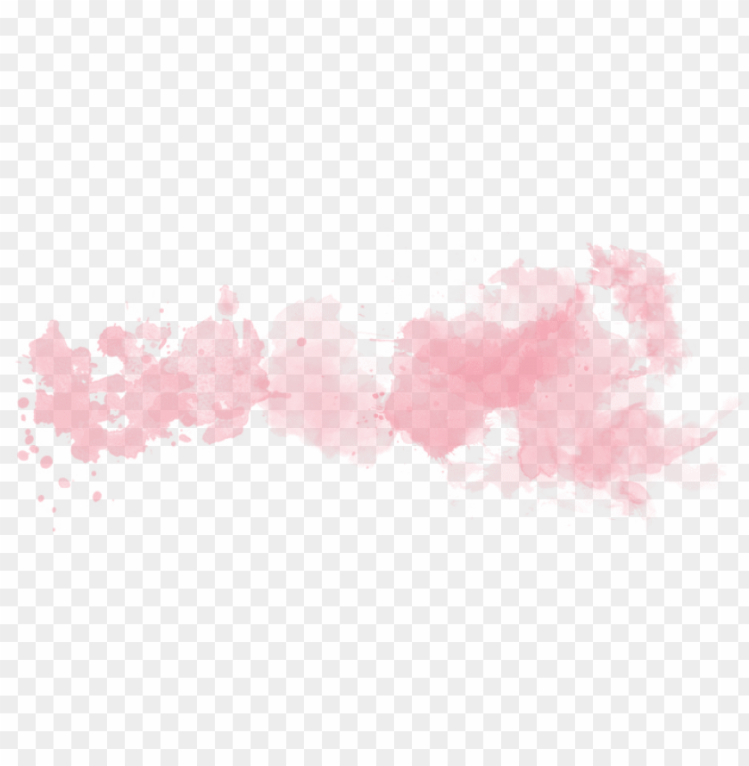 Beauty Opinionista Pink Watercolor Splash Png Image With