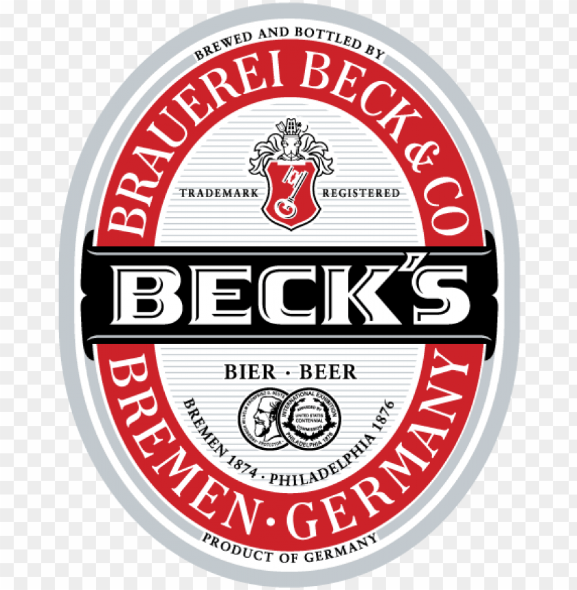 free PNG becks bier beer label vector logo - becks beer logo PNG image with transparent background PNG images transparent