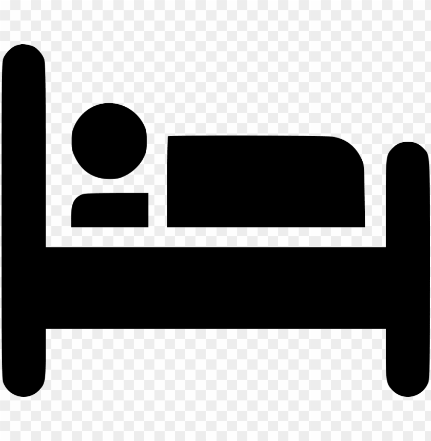 free PNG bed accomodation hotel motel comments - bed icon vector free PNG image with transparent background PNG images transparent