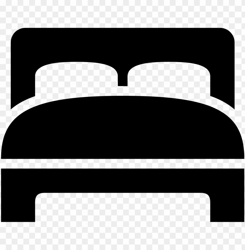 bed filled icon - bed  icon white png - Free PNG Images@toppng.com