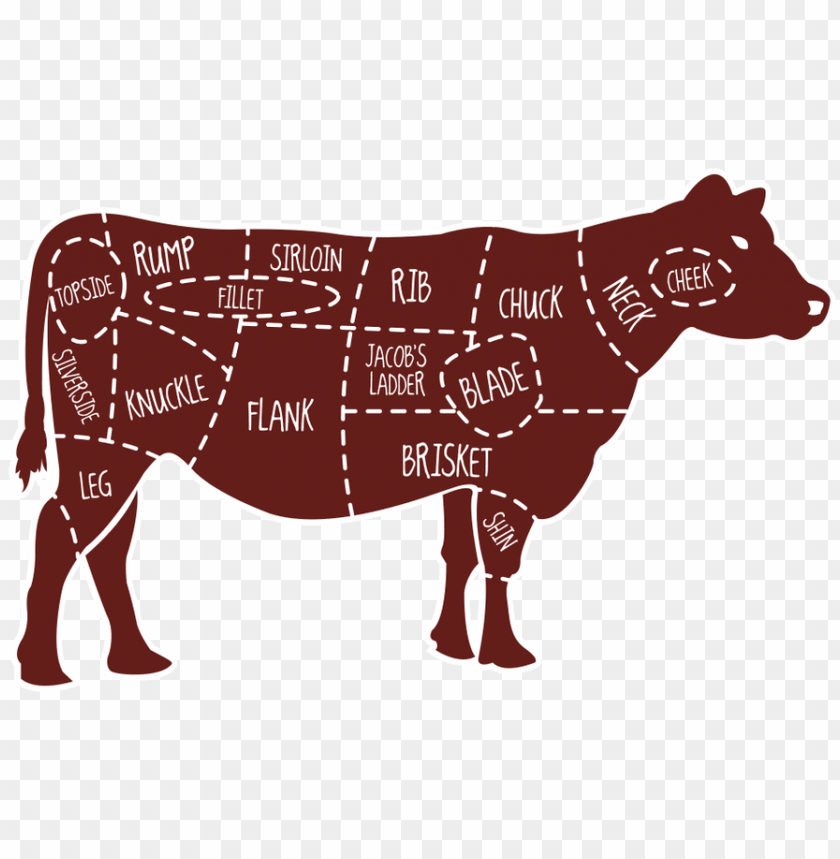 free PNG beef map cow - cow meat PNG image with transparent background PNG images transparent