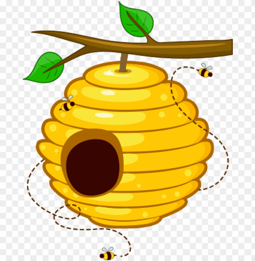 beehive clipart transparent - honey bee hive clip art PNG ...