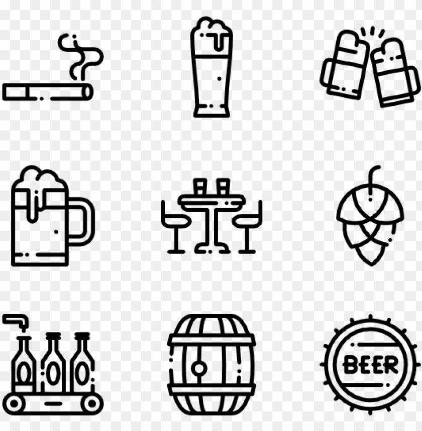 Beer Graphic Design Vector Icons Png Image With Transparent