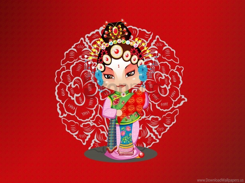 beijing opera costume designs girl wallpaper background best stock photos - Image ID 146185