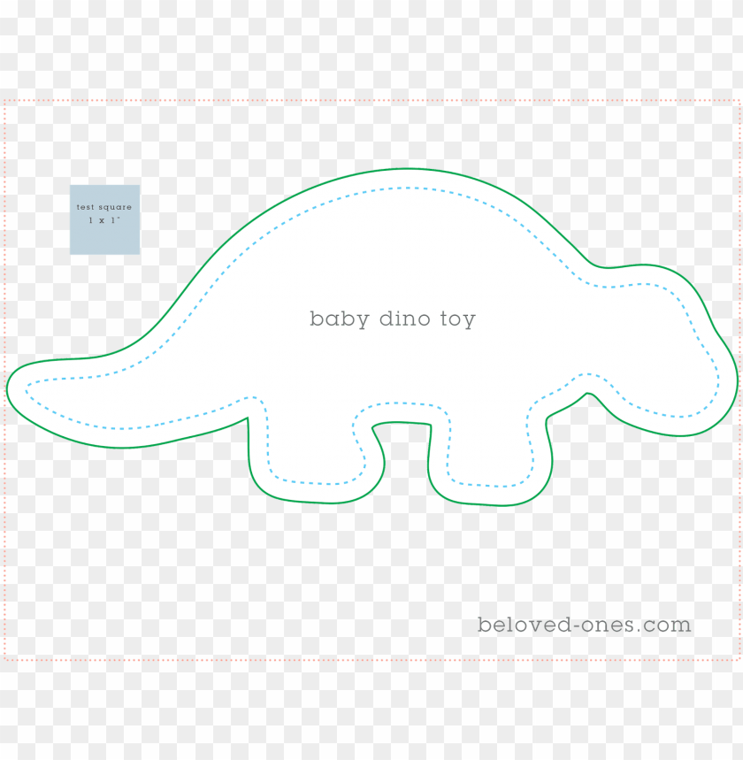 Pattern for stuffed dinosaur toy