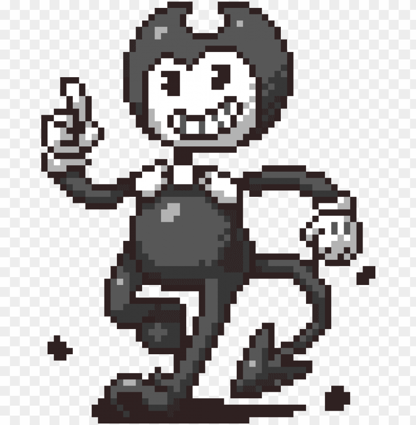 Bendy And The Ink Machine Bendy And The Ink Machine Pixel Art Png Image With Transparent Background Toppng