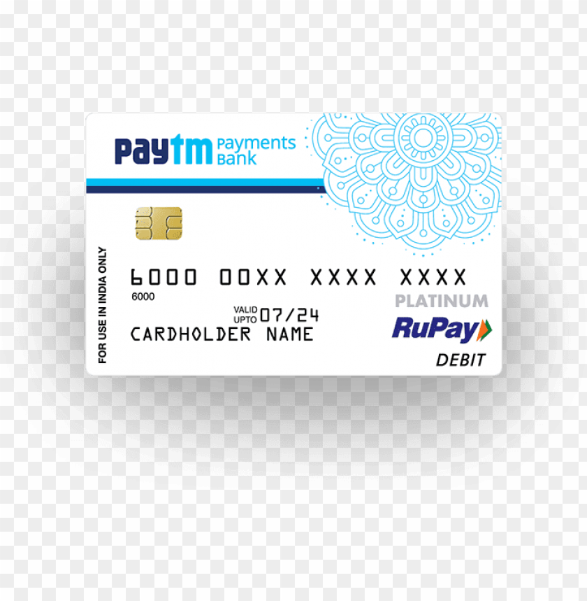 benefits - paytm physical debit card PNG image with ...