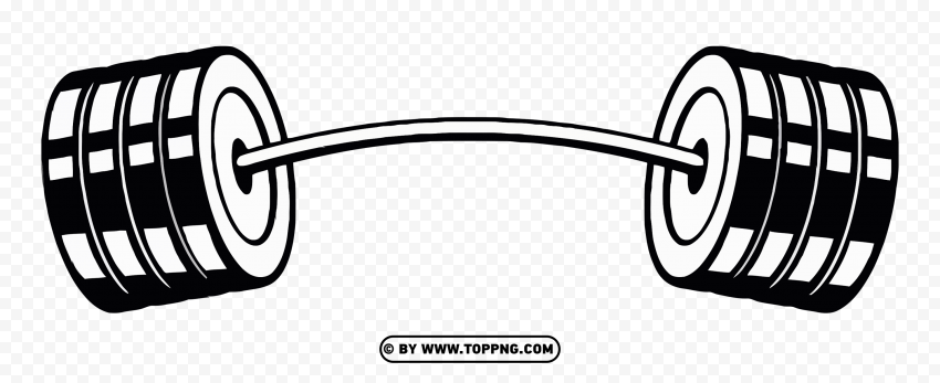 bent barbell clipart png photo - 38752