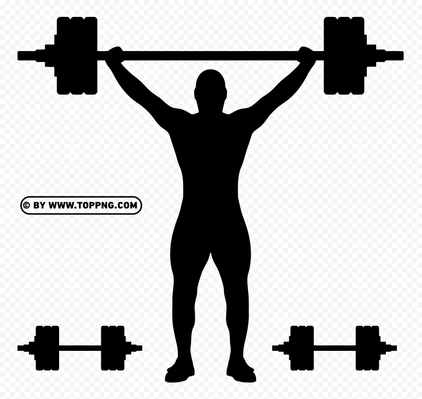 Bent Barbell Clipart Png Photo - 39261