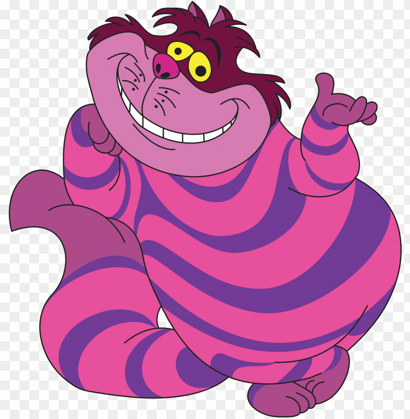 free PNG best 15 cheshire cat clipart alice in wonderland photos - alice in wonderland cat vector PNG image with transparent background PNG images transparent