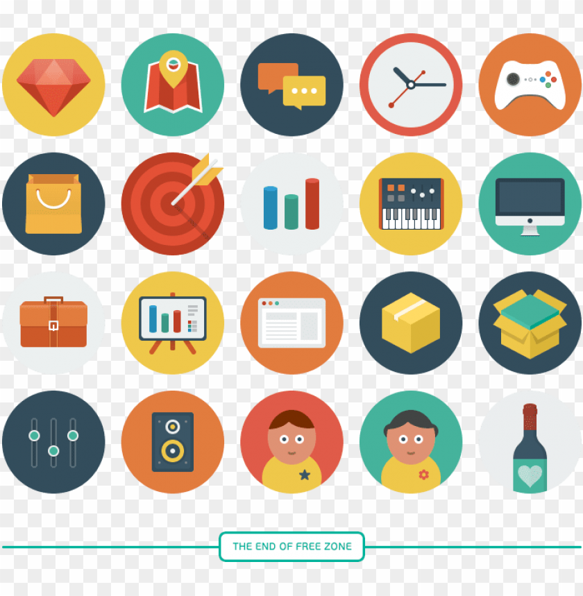 card, isolated, business icons, design, symbol, set, flat screen