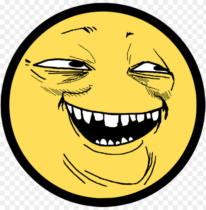 Trollface Clipart Troll Face Discord Emoji Free Transparent