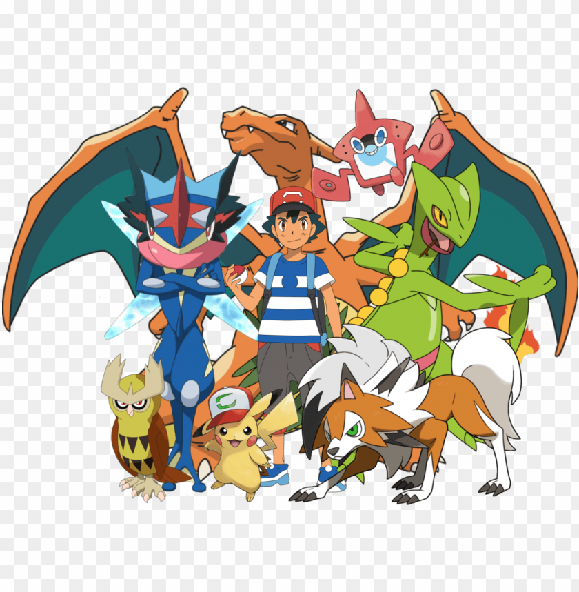 best team by davidbksandrade on deviantart pokemon ash PNG transparent with Clear Background ID 221977