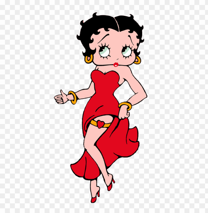 betty boop dress clipart png photo - 66910