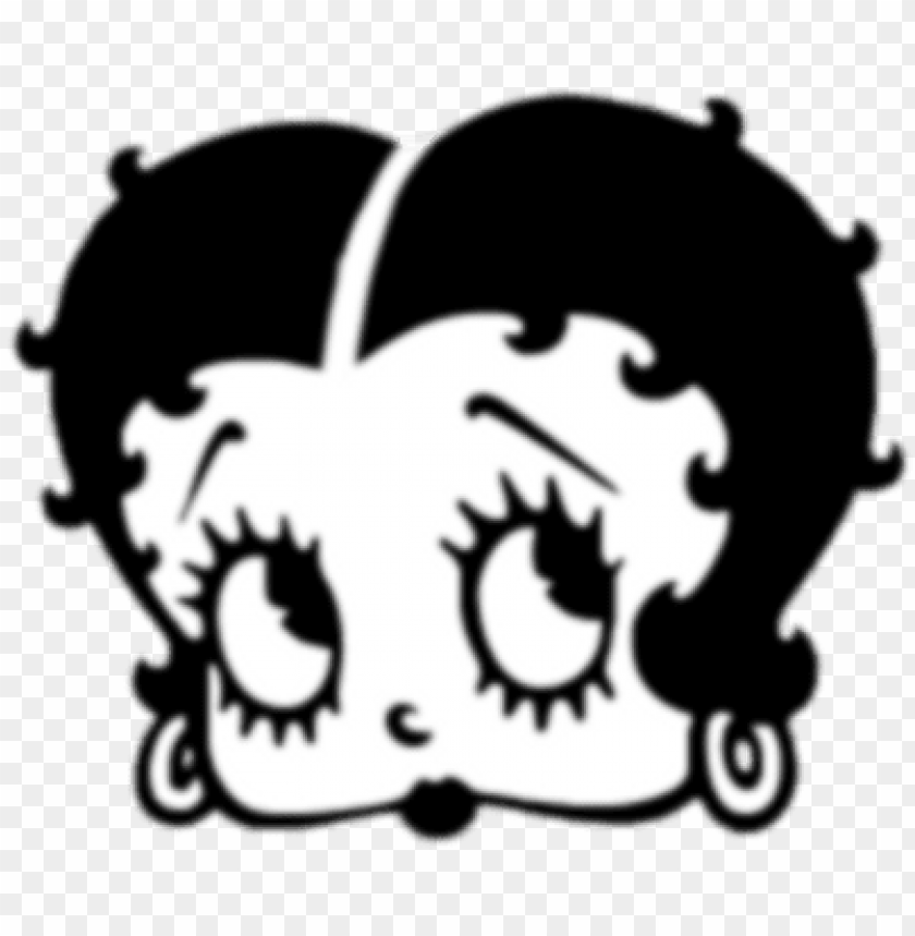 betty boop face betty boop face black and white PNG transparent with Clear Background ID 218607