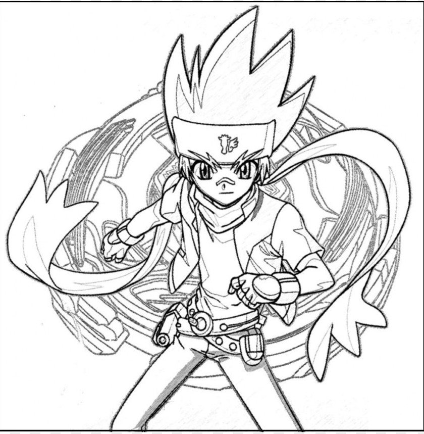Beyblade Coloring Pages Color PNG Transparent With Clear Background ID ...