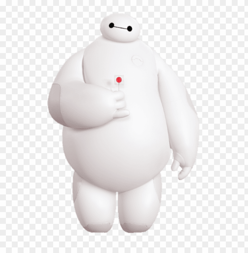 Big Hero 6 Baymax Holding Lollypop Clipart Png Photo - 66735