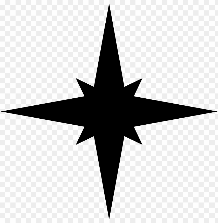 Big Image Simple Compass Rose Png Image With Transparent