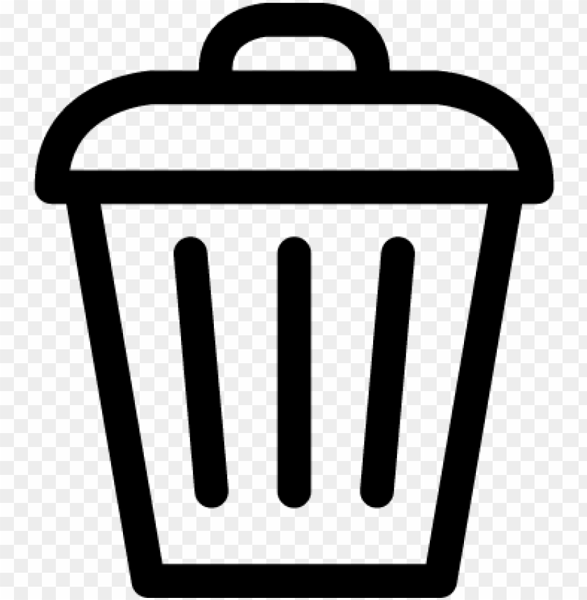 free PNG big trash can vector - trash can icon PNG image with transparent background PNG images transparent