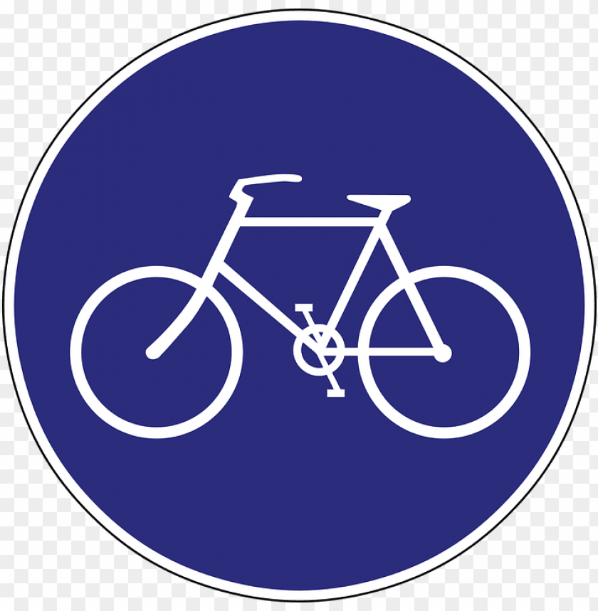 transport, traffic signs, bike path road sign, 