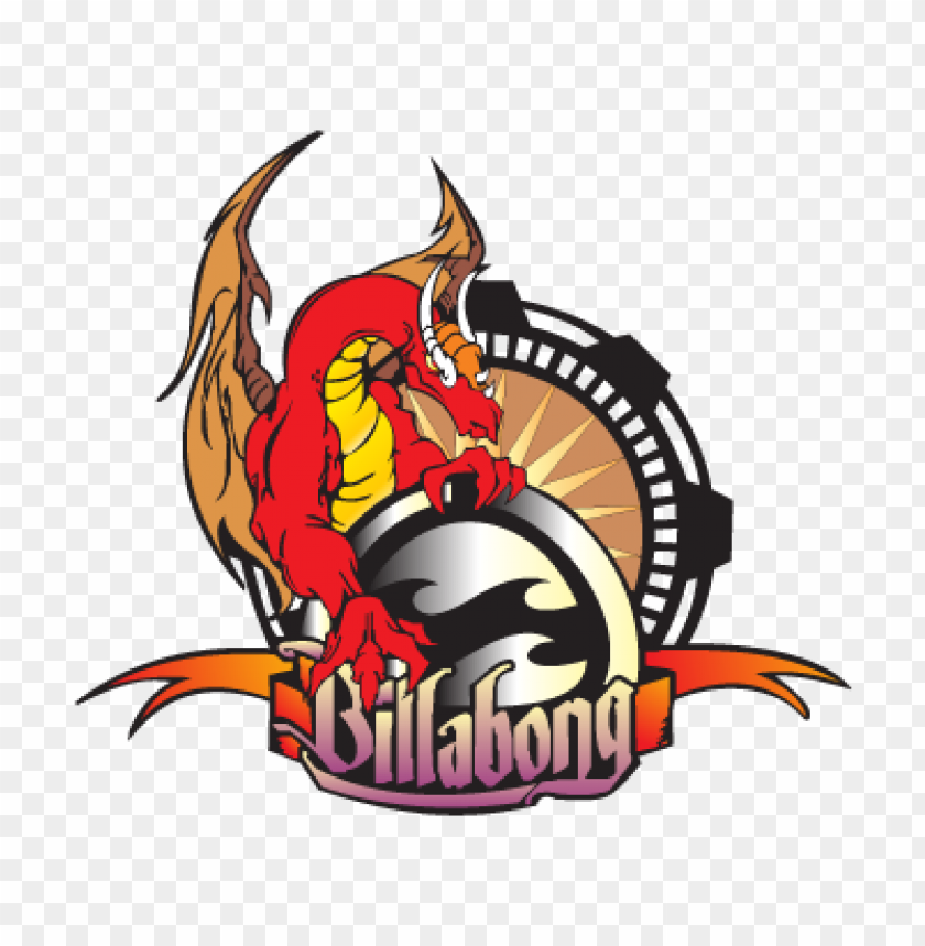  billabong dragão logo vector free - 466816