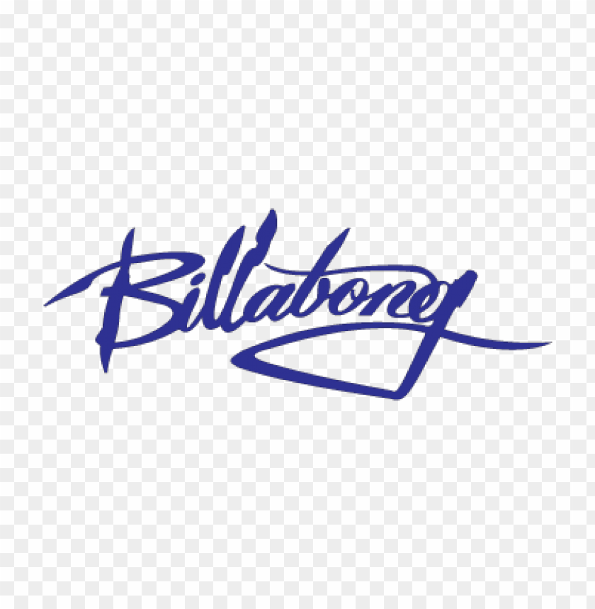 Billabong Sports Logo Vector Free Download PNG Transparent Background