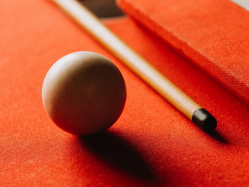 billiards, ball, cue, table, hole, red, shadow